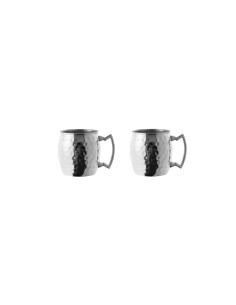 Mini Caneca Moscow Mule Inox Pequena 60ml Finger Food 2un