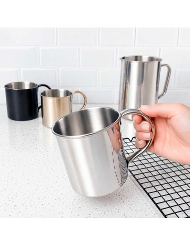 Caneca Moscow Mule Aço Inox 420ml Bar Drink...