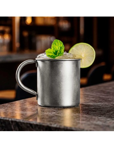 Caneca Moscow Mule Aço Inox 420ml Bar Drink...