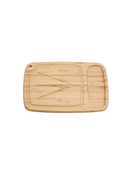 Tabua de Carne Churrasco Bambu Sulco Vinco 40cm