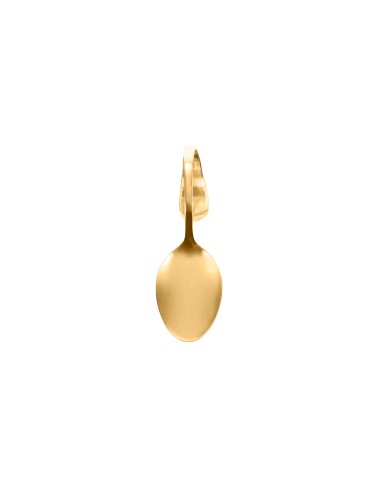 Colher Finger Food Inox Dourado Buffet Entrada...