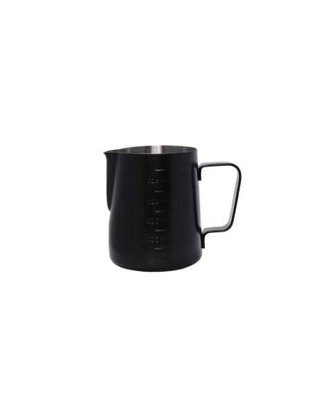 Leiteira Caneca Inox Preta Jarra Bule Pequeno 600ml
