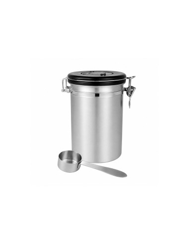 Porta Cafe Valvula Pote Hermetico 1,8L Colher...