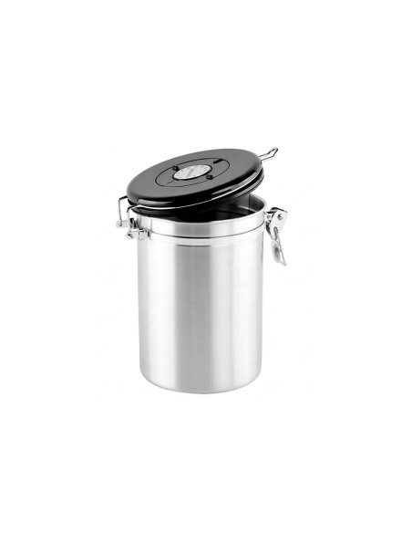 Porta Cafe Valvula Pote Hermetico 1,8L Colher Medidora Inox