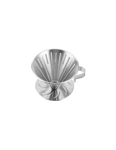 Coador Cafe Inox Filtro V60 Dripper Barista Reutilizavel