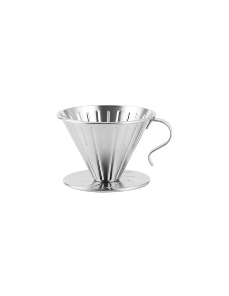 Coador Cafe Inox Filtro V60 Dripper Barista Reutilizavel