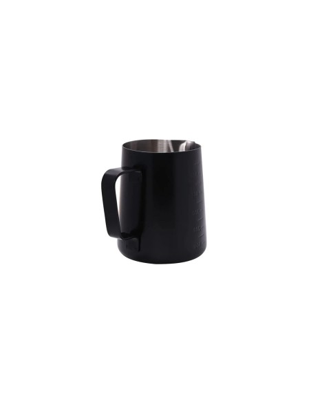 Leiteira Caneca Inox Preta Jarra Bule Pequeno 600ml