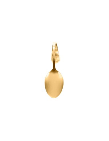 Colher Finger Food Inox Dourado Buffet Entrada...