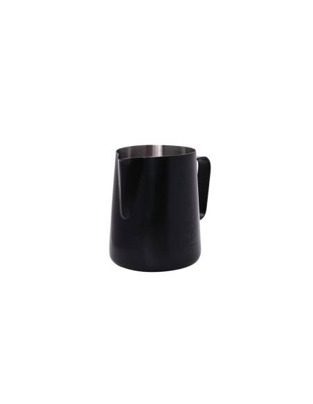 Leiteira Caneca Inox Preta Jarra Bule Pequeno 600ml