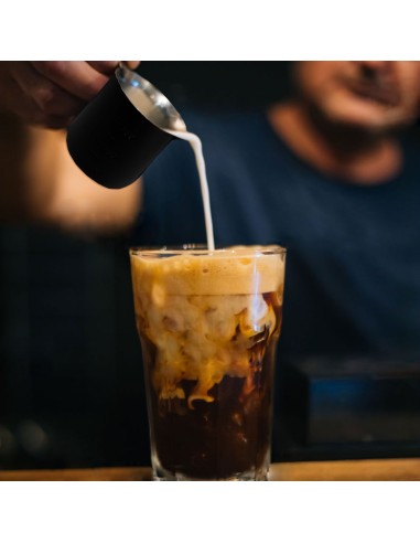 Leiteira Caneca Inox Preta Jarra Bule Pequeno...