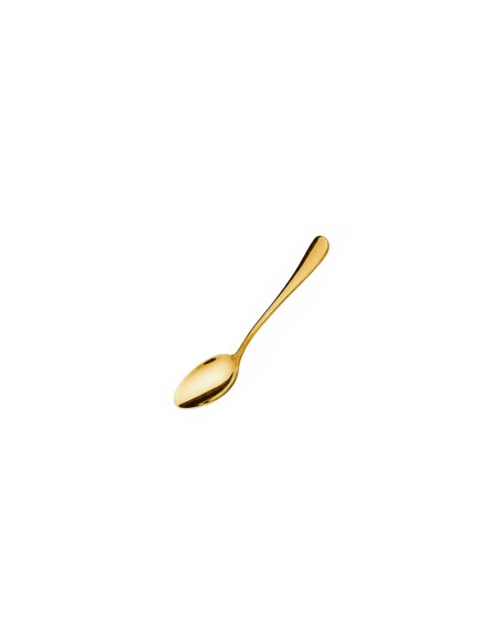 Colher de Cafe Dourado Jogo Colheres Inox Pequena 6un