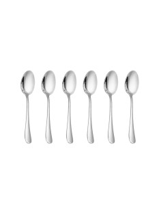 Colher de Cha Aço Inox Jogo de Colheres 6un