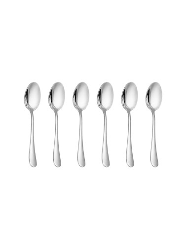Colher de Cha Aço Inox Jogo de Colheres 6un