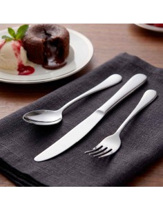 Talheres de Sobremesa Inox Faqueiro Garfo Faca Colher 18un 2