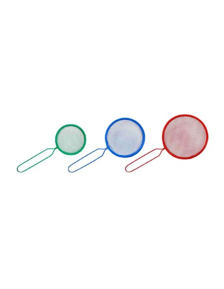 Peneira Aço Colorido Confeitaria Cozinha Bar Jogo 3 Tamanhos