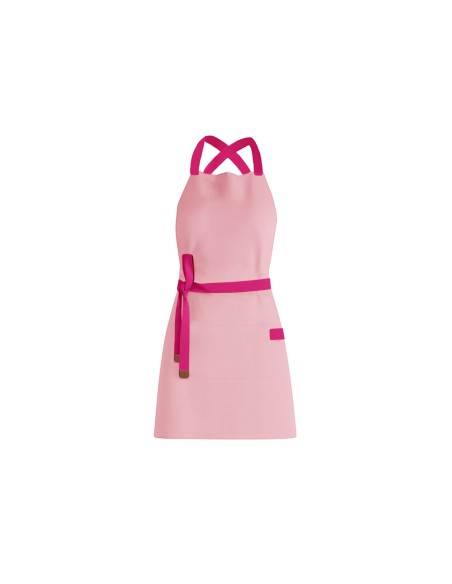 Avental Rosa Alça Cruzada Pink Confeitaria Doceria Festa
