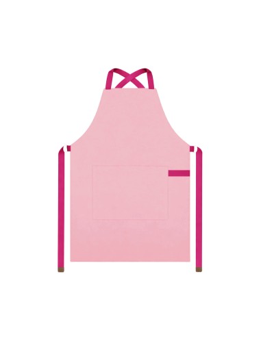 Avental Rosa Alça Cruzada Pink Confeitaria...