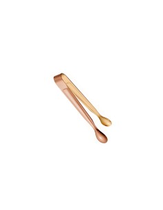 Pegador Frios Gelo Açucar Dourado Rose Mini Pinça Inox