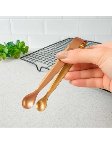 Pegador Frios Gelo Açucar Dourado Rose Mini...