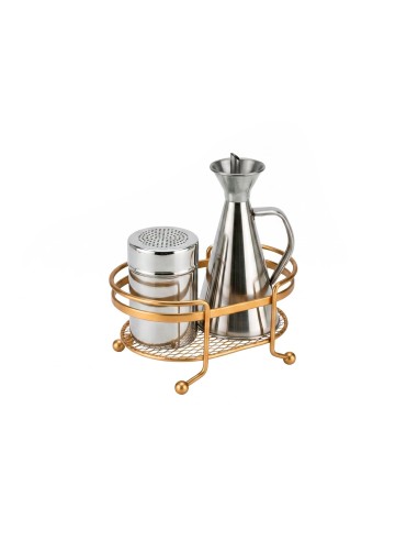 Bandeja Oval Mini Organizador Dourado Porta...