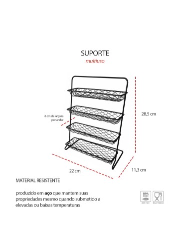 Suporte Buffet Finger Food Doces Frios Porta...