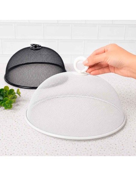 Tela Protetora Alimentos Branco Protetor Bolo Prato Mesa 24cm