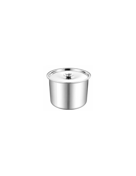 Porta Mantimentos Aço Inox Lata Pote com Tampa Armazenar 1L