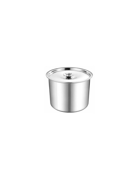 Porta Mantimentos Aço Inox Lata Pote com Tampa Armazenar 1,5L