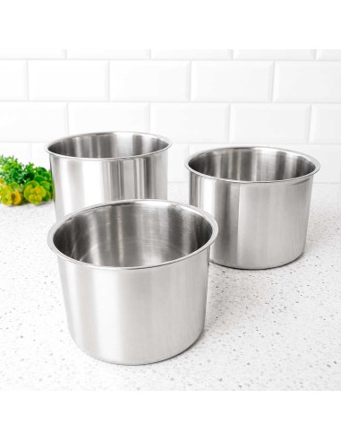 Pote Bowl Inox Multiuso Molheira Recipiente...