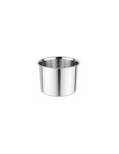 Pote Bowl Inox Multiuso Molheira Recipiente Lata Buffet 2L