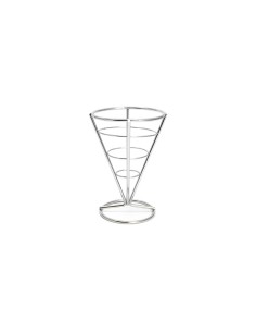Suporte Cachepot Cone Inox Decoraçao Flor Vela Mesa Buffet
