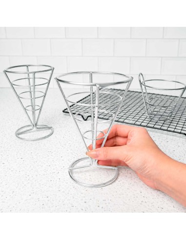 Suporte Cachepot Cone Inox Decoraçao Flor Vela...