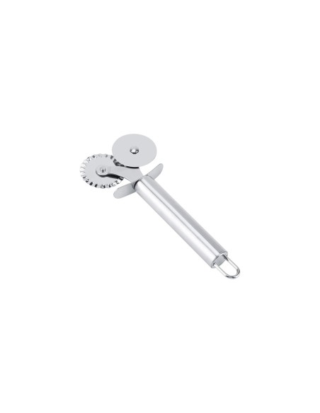 Cortador de Massas Carretilha Dupla Inox Pastel Pizza