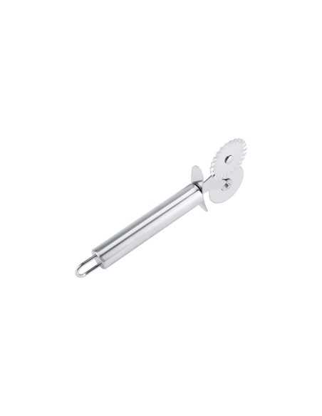 Cortador de Massas Carretilha Dupla Inox Pastel Pizza