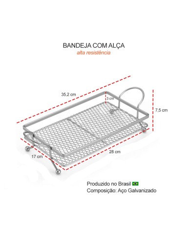 Bandeja Dourado Fosco Servir Decorar Festa...