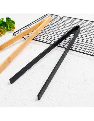 Pegador de Alimentos Pinça Silicone Preto...