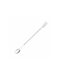 Colher Bailarina Garfo Tridente Inox Drink Sucos...