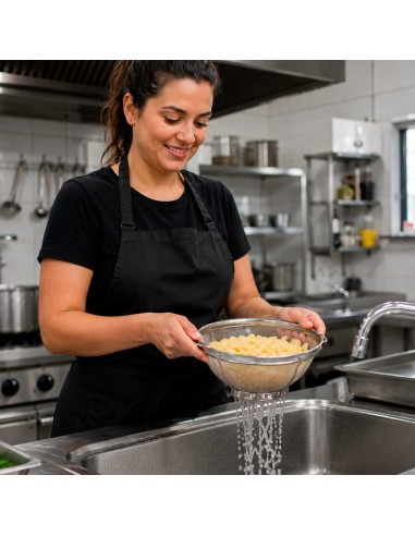 Escorredor Peneira Cesto Inox Massas Arroz...