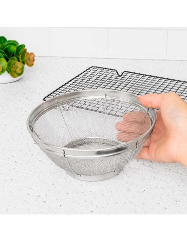 Escorredor Peneira Cesto Inox Massas Arroz...