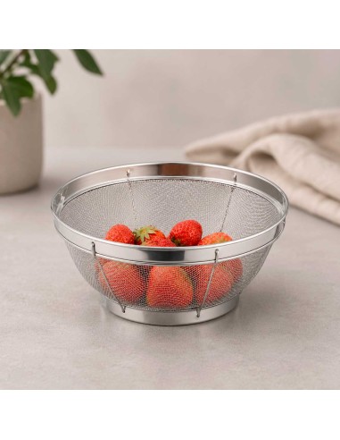 Escorredor Peneira Cesto Inox Massas Arroz...