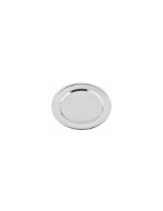 Descanso de Talheres Jarra Prato Inox Petiscos Buffet 15cm