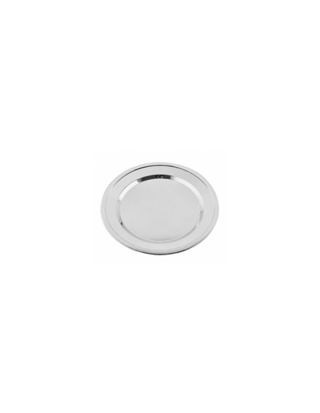 Descanso de Talheres Jarra Prato Inox Petiscos Buffet 15cm