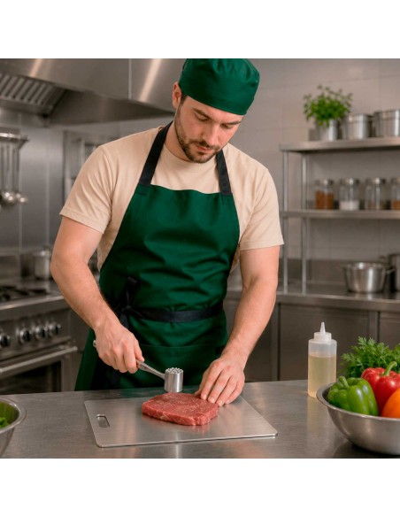 Martelo de Carne Culinario Batedor Amaciador Aluminio