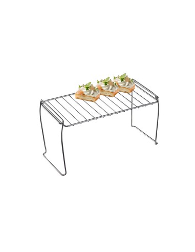 Suporte Duplo Empilhavel Organizador Aço Buffet...