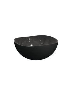 Tigela Bowl Travessa Saladeira Funda Preta 2L