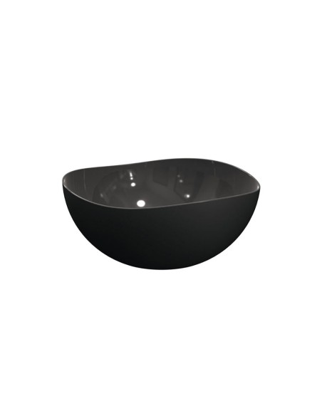 Tigela Bowl Travessa Saladeira Funda Preta 2L