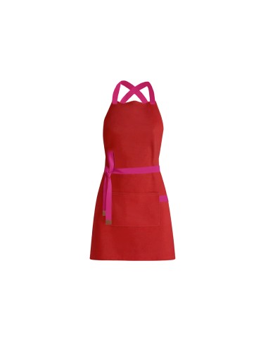 Avental Vermelho Alça Cruzada Rosa Pink Buffet...