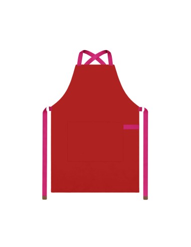 Avental Vermelho Alça Cruzada Rosa Pink Buffet...
