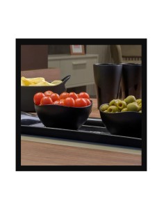 Tigela Bowl Pote Sobremesa Cremeira Preto 300ml 2