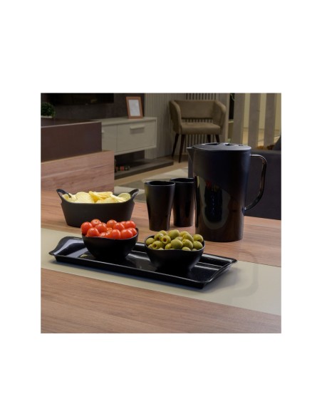 Tigela Bowl Pote Sobremesa Cremeira Preto 300ml